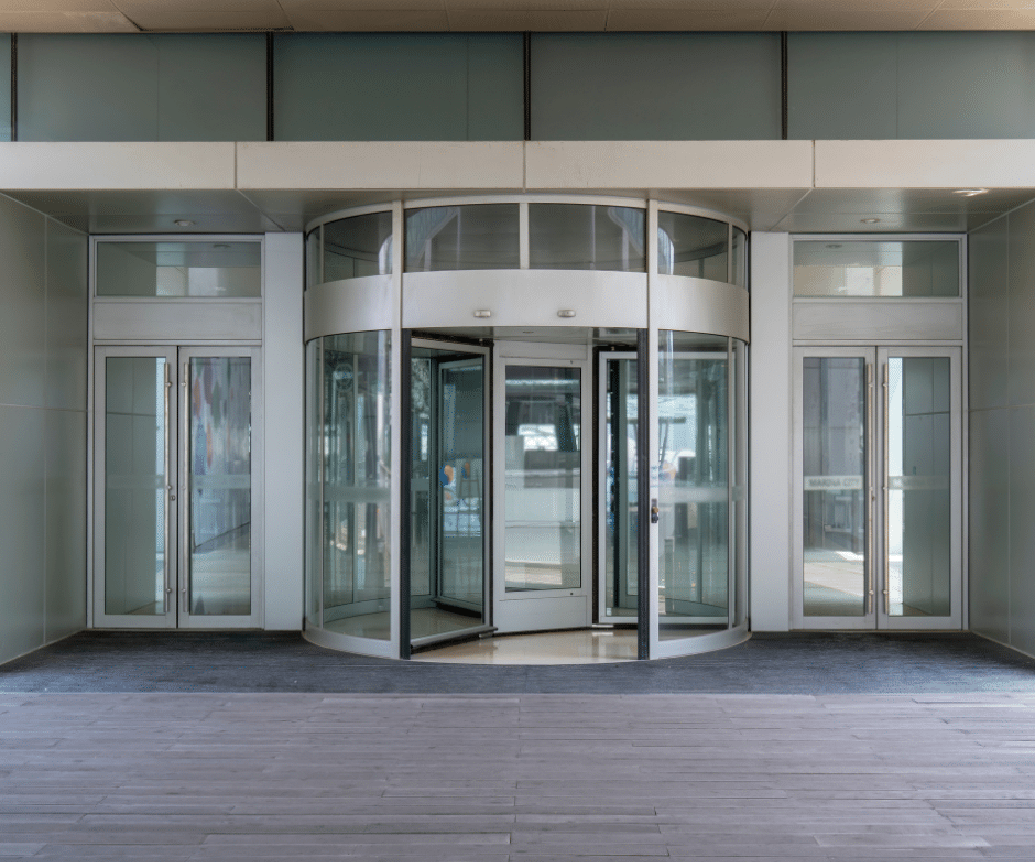 ingresso comune di un'azienda medio grande